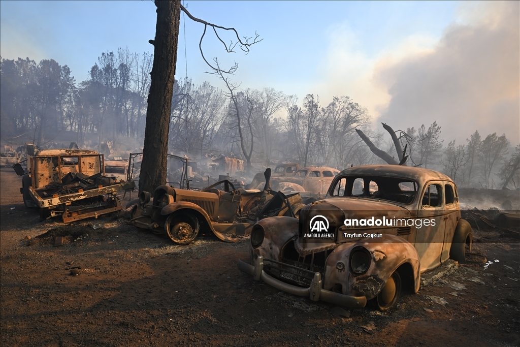 Park Fire: Wildfire in Chico of California