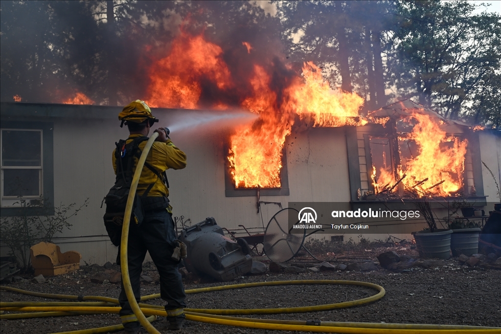 Park Fire: Wildfire in Chico of California