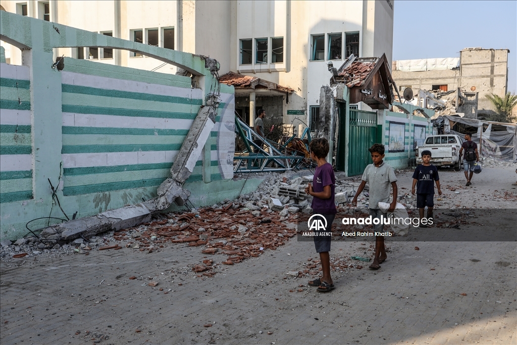 Армия Израиля атаковала школу в секторе Газа