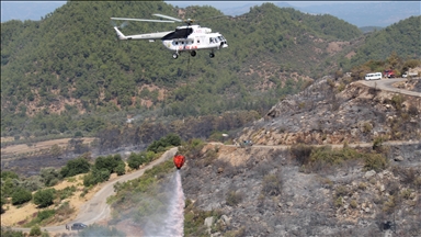 Antalya'da ormanlık alanda çıkan yangın kontrol altına alındı
