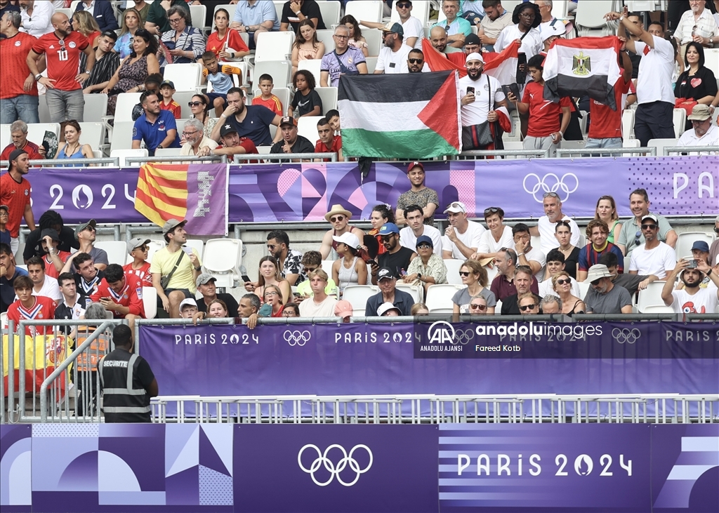 Paris 2024 Olimpiyat Oyunları'nda İspanya-Mısır Futbol Karşılaşmasında ...