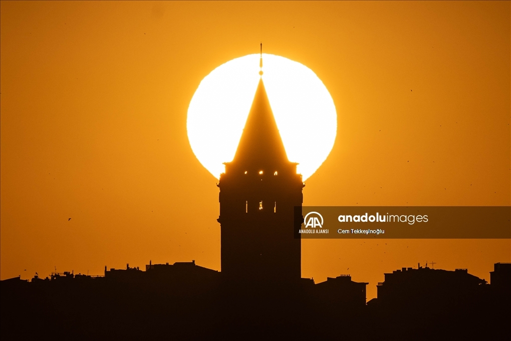 İstanbul’da gün batımı