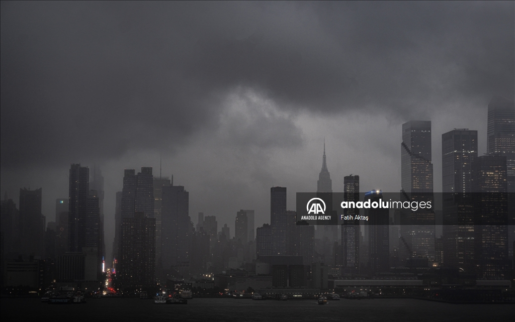 Rainy day in New York