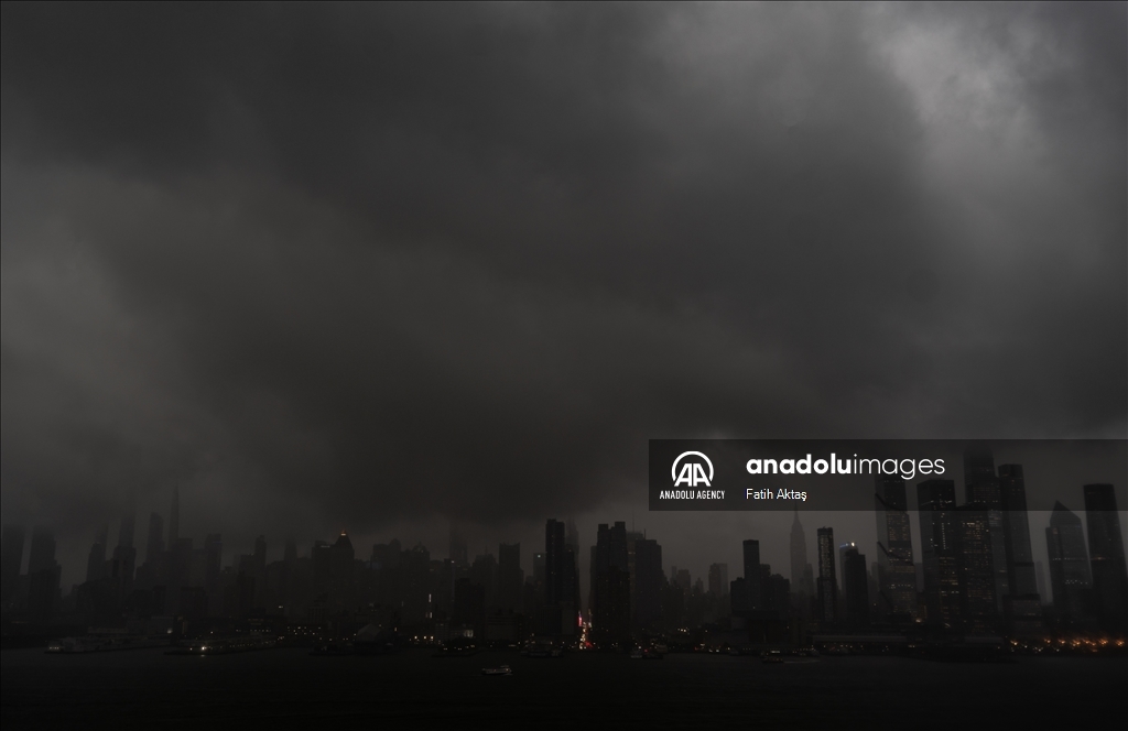 Rainy day in New York