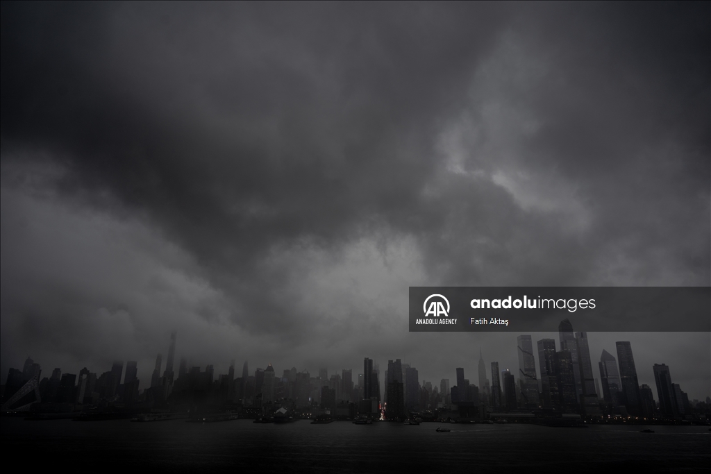 Rainy day in New York