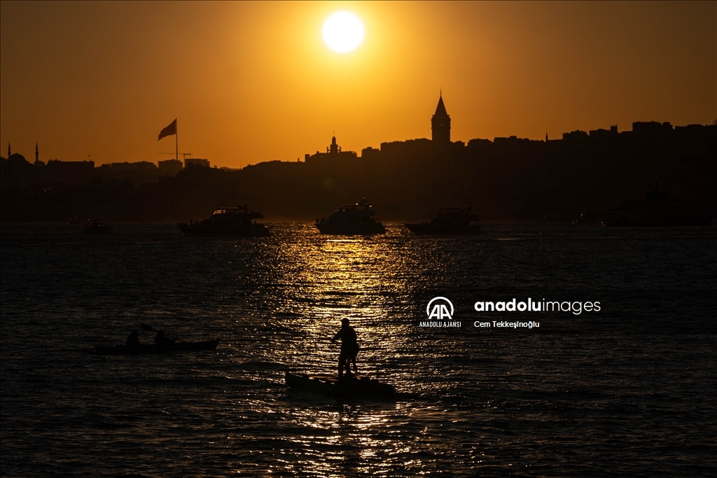 İstanbul’da gün batımı