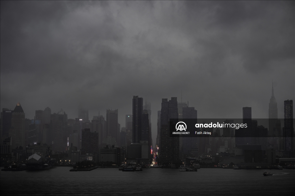 Rainy day in New York