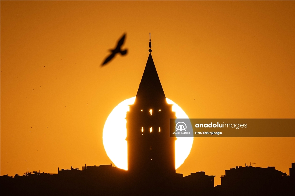 İstanbul’da gün batımı