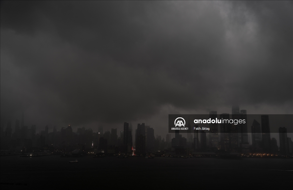 Rainy day in New York
