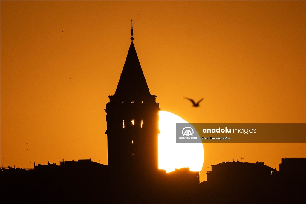 İstanbul’da gün batımı