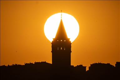 İstanbul’da gün batımı