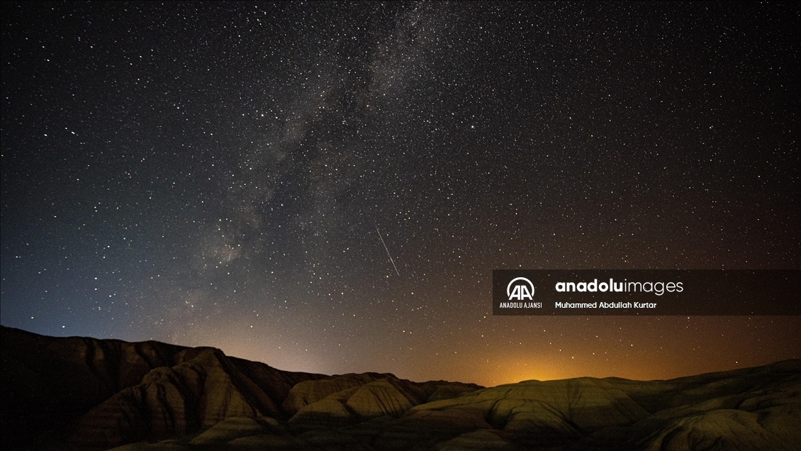 "Perseid meteor yağmuru" gökyüzünde görsel şölen sundu