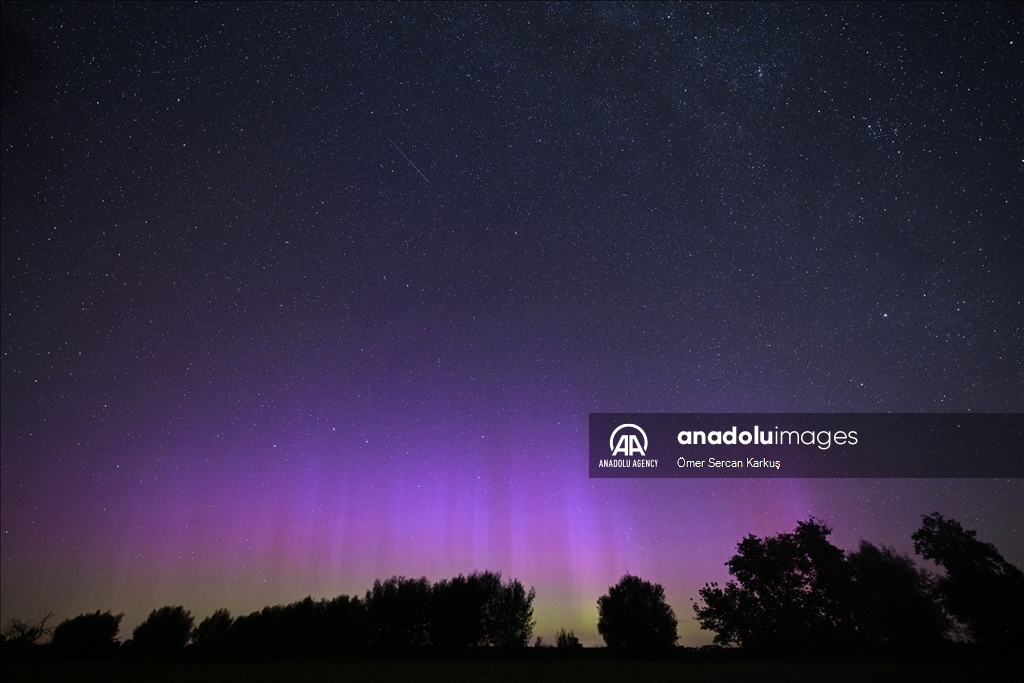 Perseid meteor shower and Northern Lights in Germany