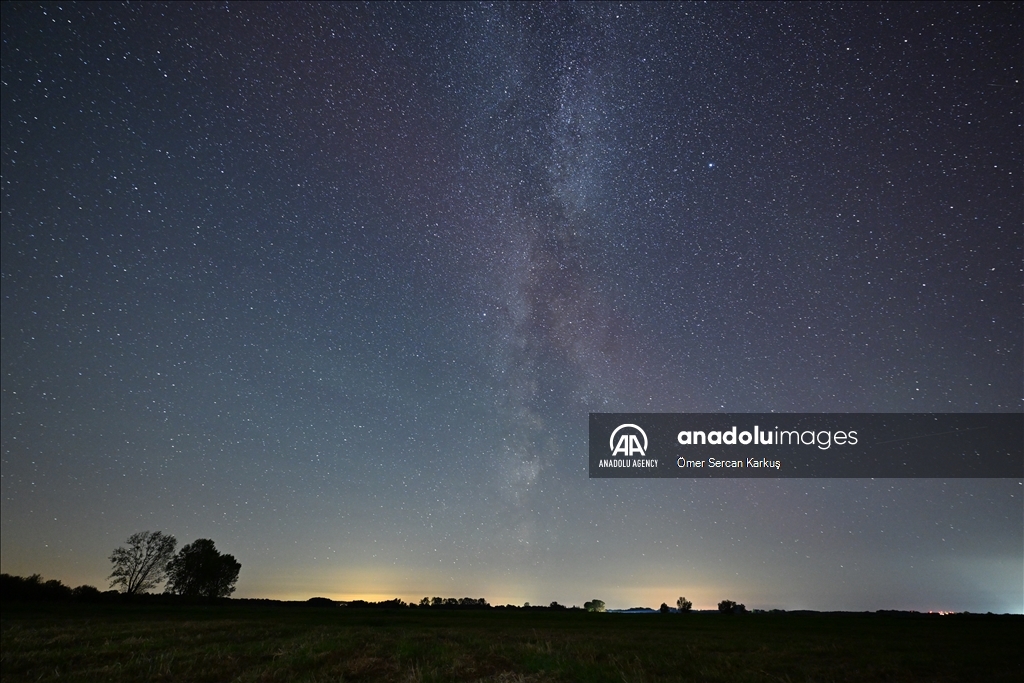 Perseid meteor shower and Northern Lights in Germany
