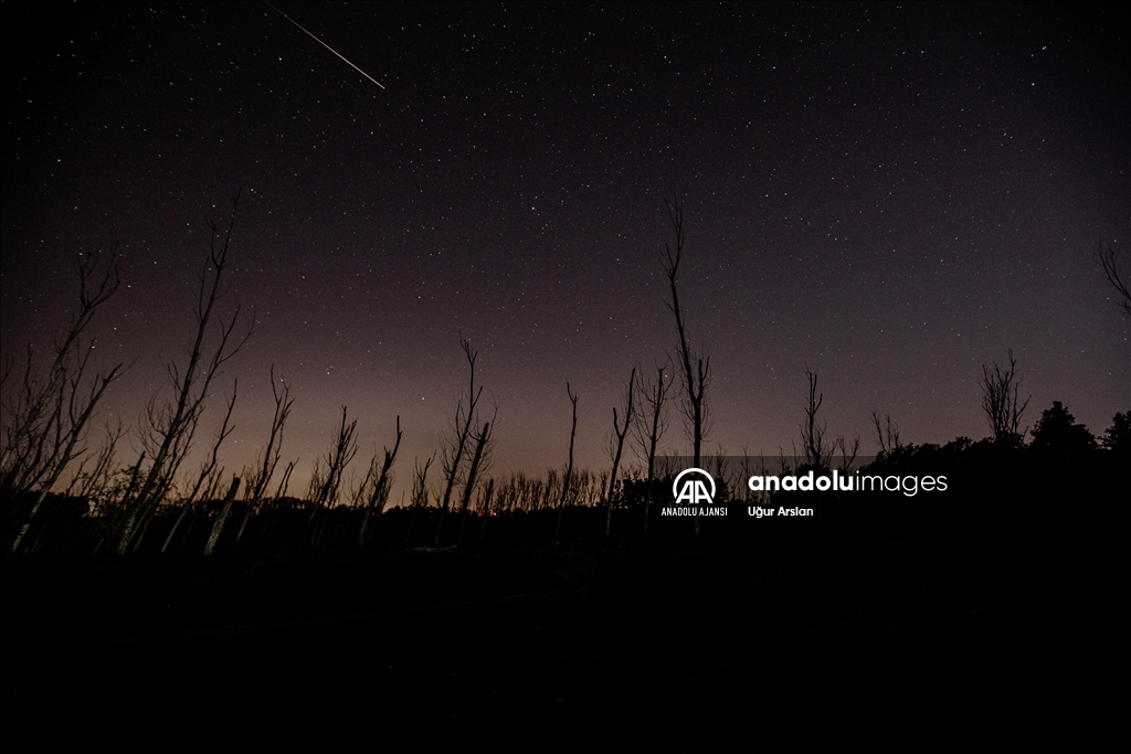 Tekirdağ'da "Perseid meteor yağmuru" gözlemlendi