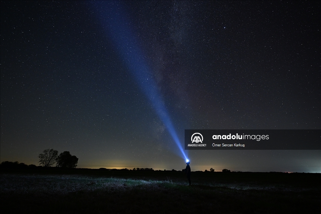 Perseid meteor shower and Northern Lights in Germany