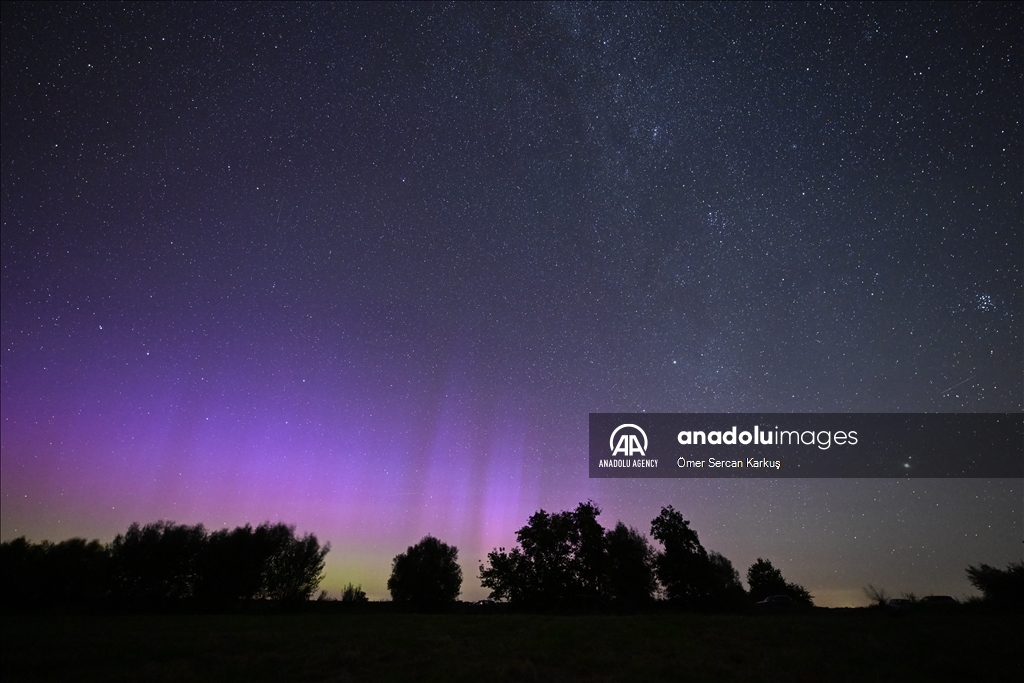 Perseid meteor shower and Northern Lights in Germany