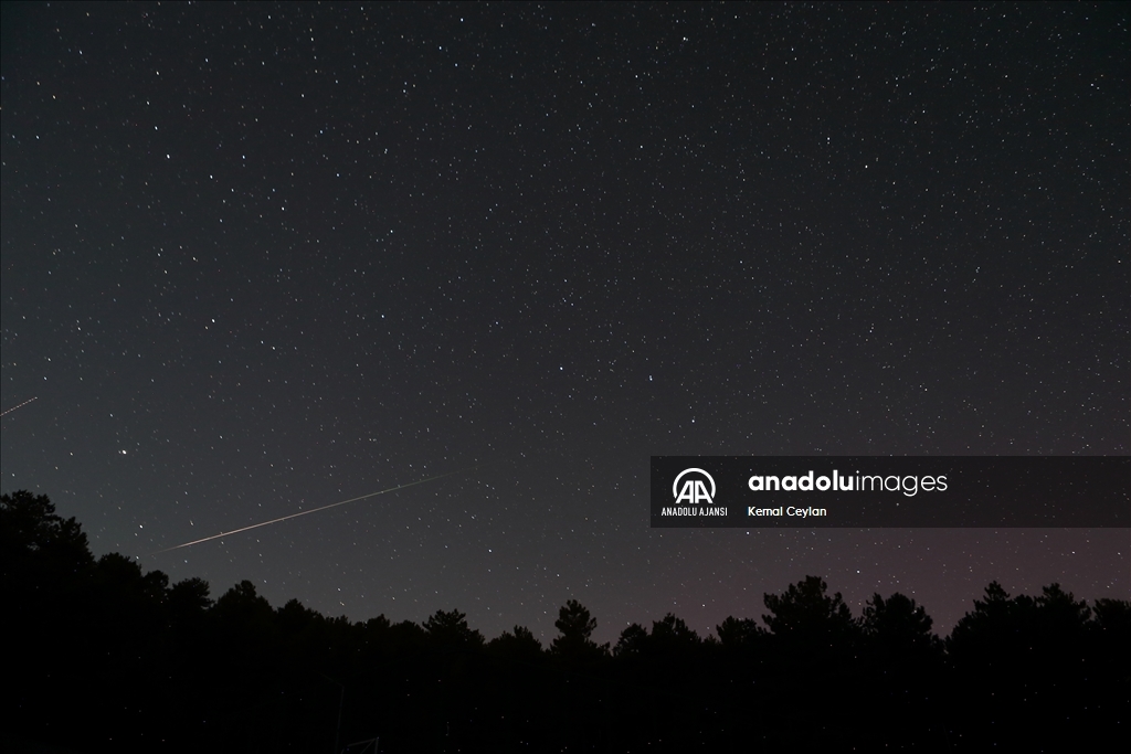 Çorum'da ''Perseid meteor yağmuru''
