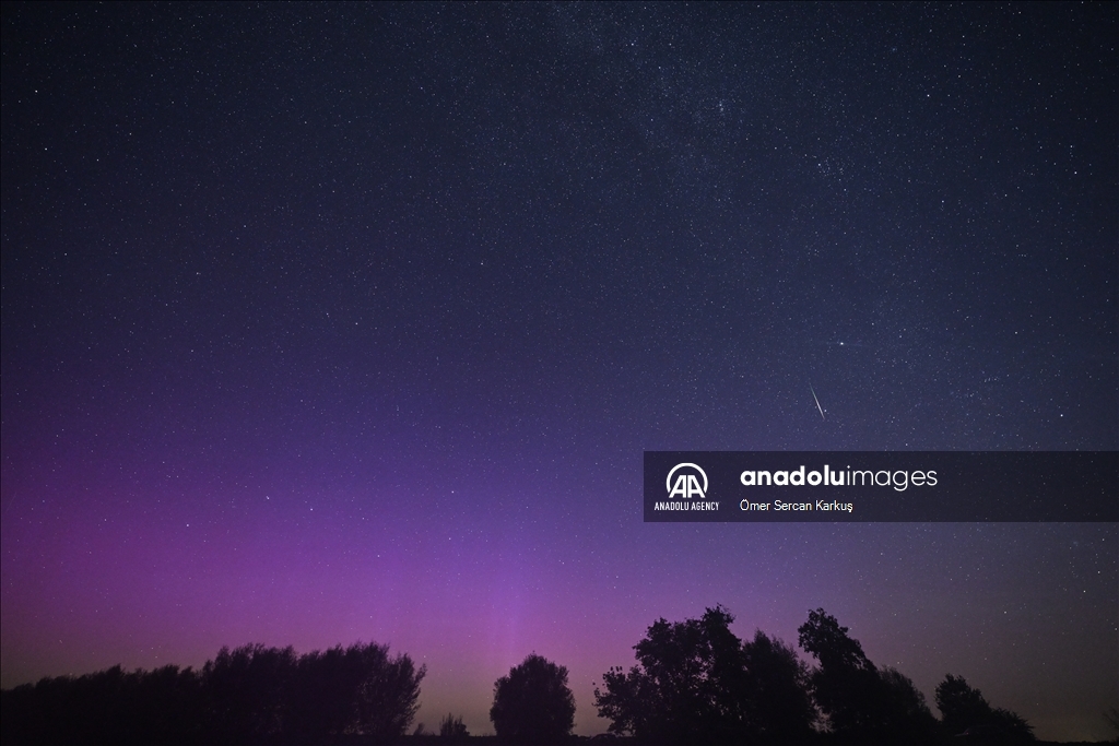 Perseid meteor shower and Northern Lights in Germany