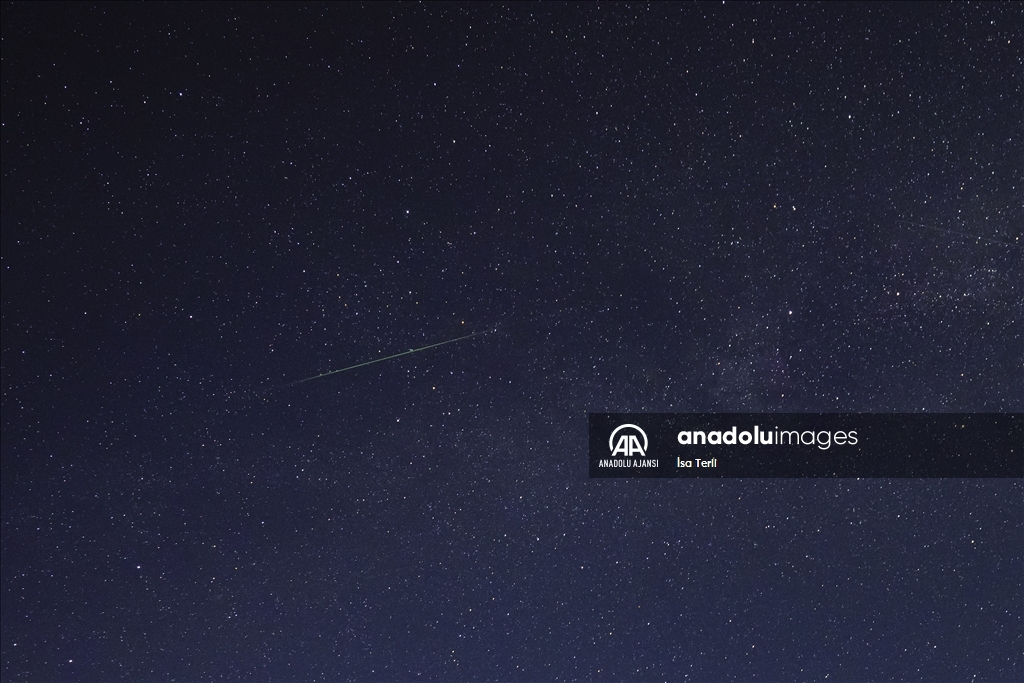 Bolu'da Perseid meteor yağmuru gözlemlendi