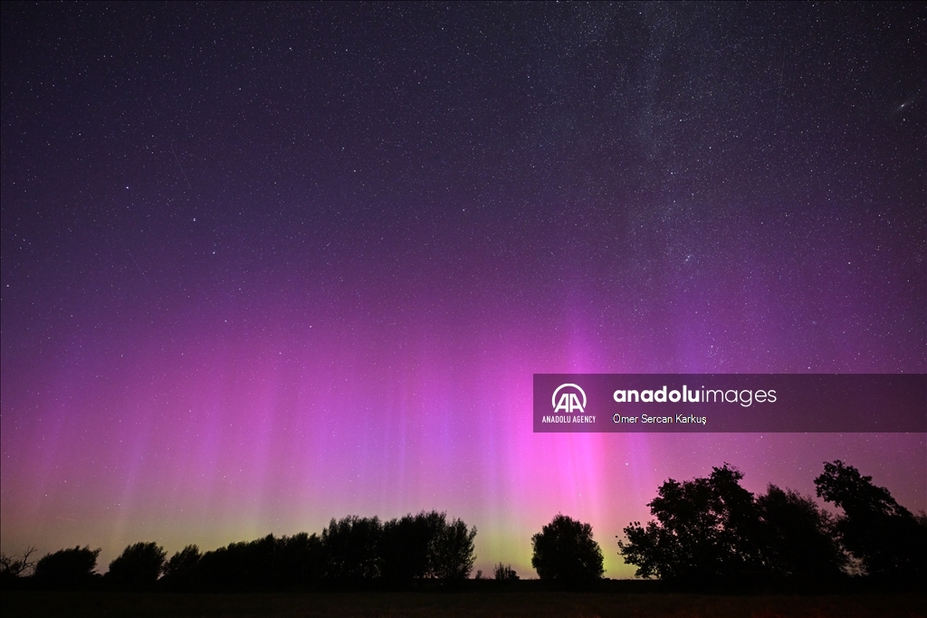 Perseid meteor shower and Northern Lights in Germany