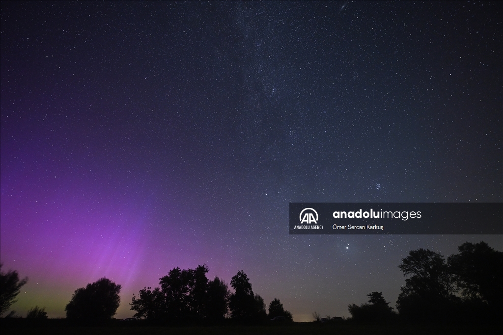 Perseid meteor shower and Northern Lights in Germany