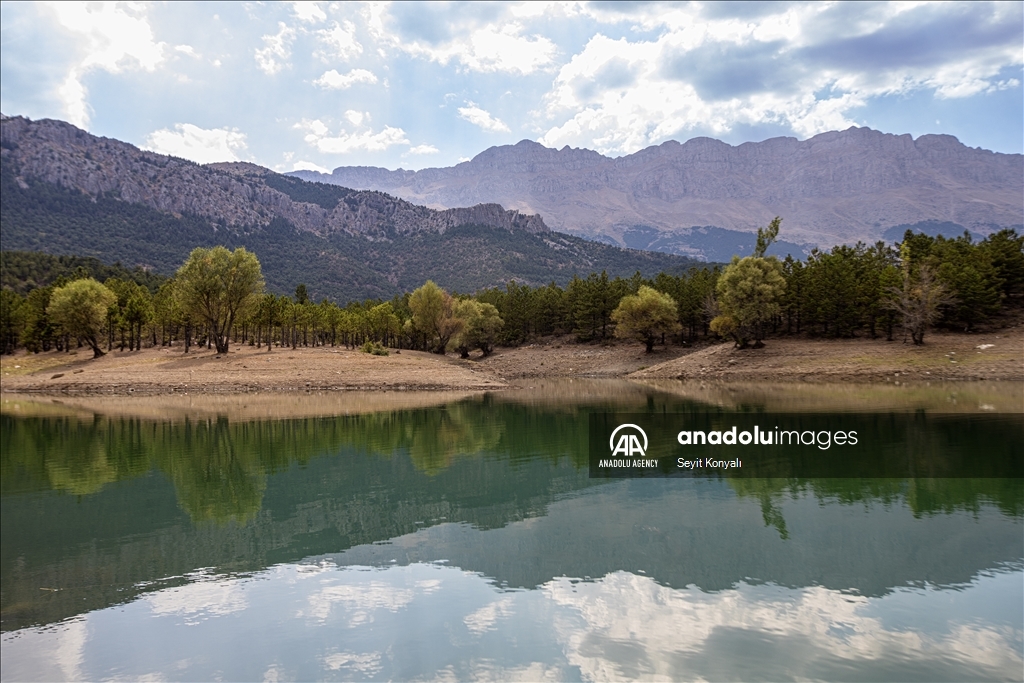 Gokcehuyuk Dam in Turkiye's Konya ​​​​​​​ 