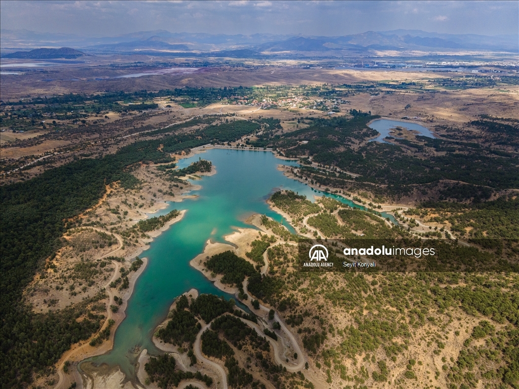 Gokcehuyuk Dam in Turkiye's Konya ​​​​​​​ 