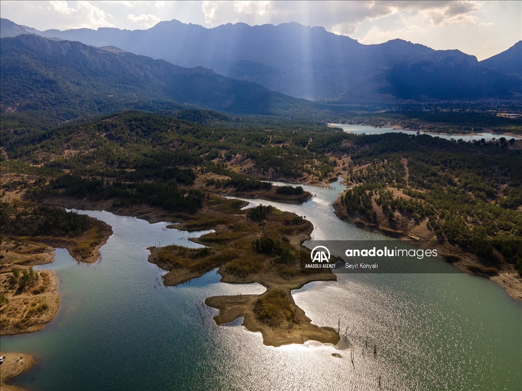 Gokcehuyuk Dam in Turkiye's Konya ​​​​​​​ 