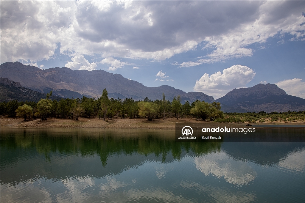 Gokcehuyuk Dam in Turkiye's Konya ​​​​​​​ 