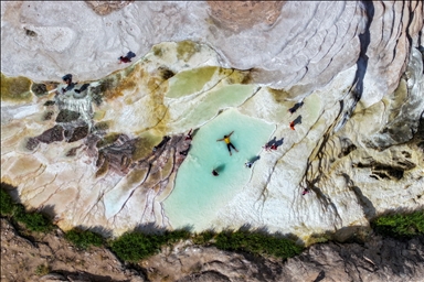 "Van'ın Pamukkale'si" turizmin yeni rotası haline geldi