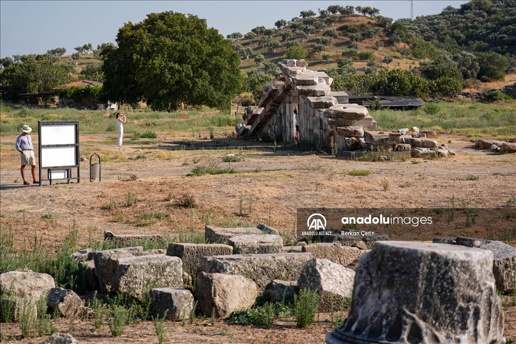 Ancient city of "Magnesia" in Aydin, dating back to the 4th century BC