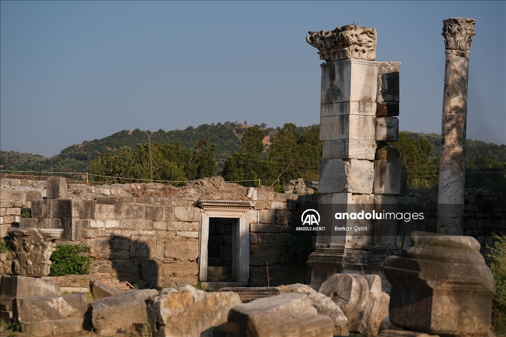 Ancient city of "Magnesia" in Aydin, dating back to the 4th century BC