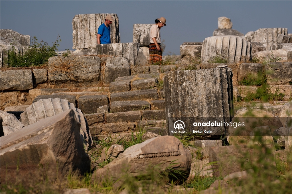 Ancient city of "Magnesia" in Aydin, dating back to the 4th century BC