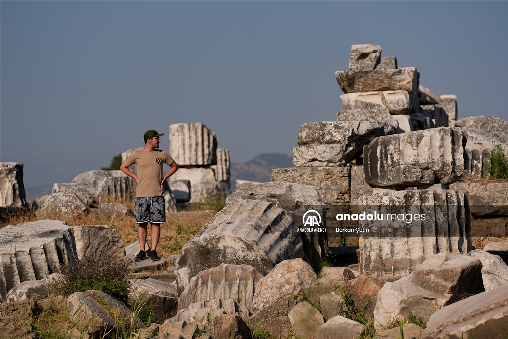 Ancient city of "Magnesia" in Aydin, dating back to the 4th century BC