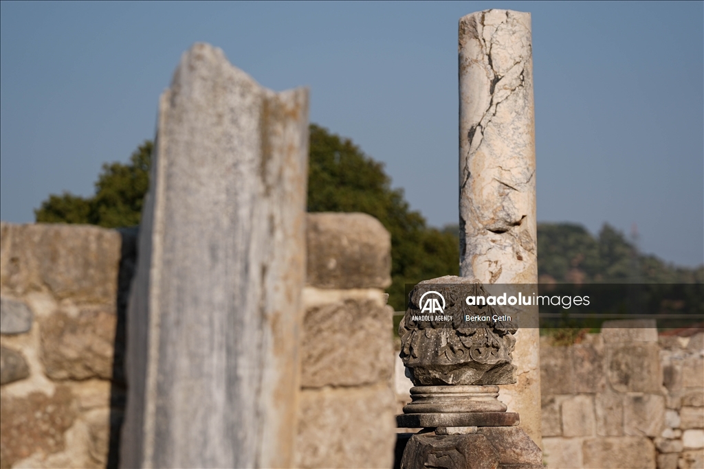 Ancient city of "Magnesia" in Aydin, dating back to the 4th century BC