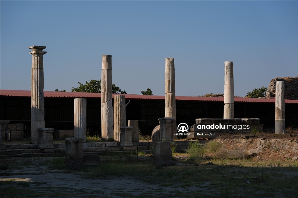 Ancient city of "Magnesia" in Aydin, dating back to the 4th century BC