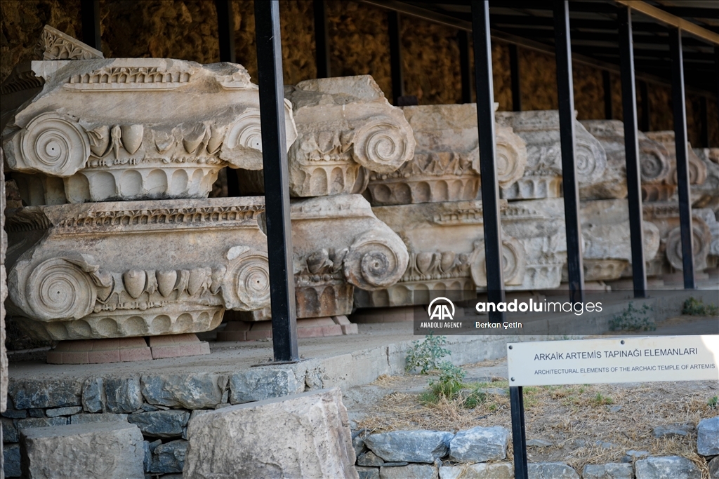 Ancient city of "Magnesia" in Aydin, dating back to the 4th century BC