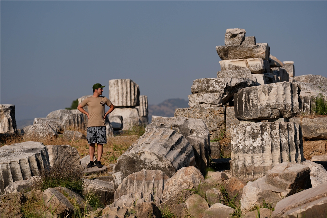 Ancient city of "Magnesia" in Aydin, dating back to the 4th century BC