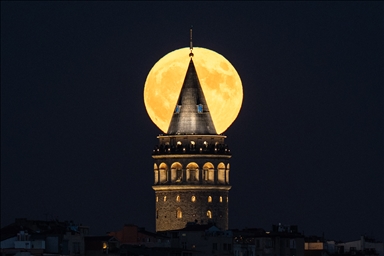 Super moon in Türkiye