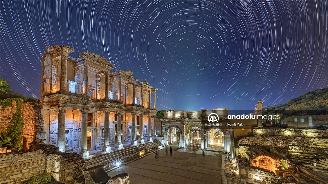 'Nighttime archaeology' at the ancient city of Ephesus