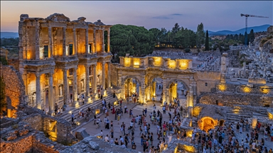 'Nighttime archaeology' at the ancient city of Ephesus