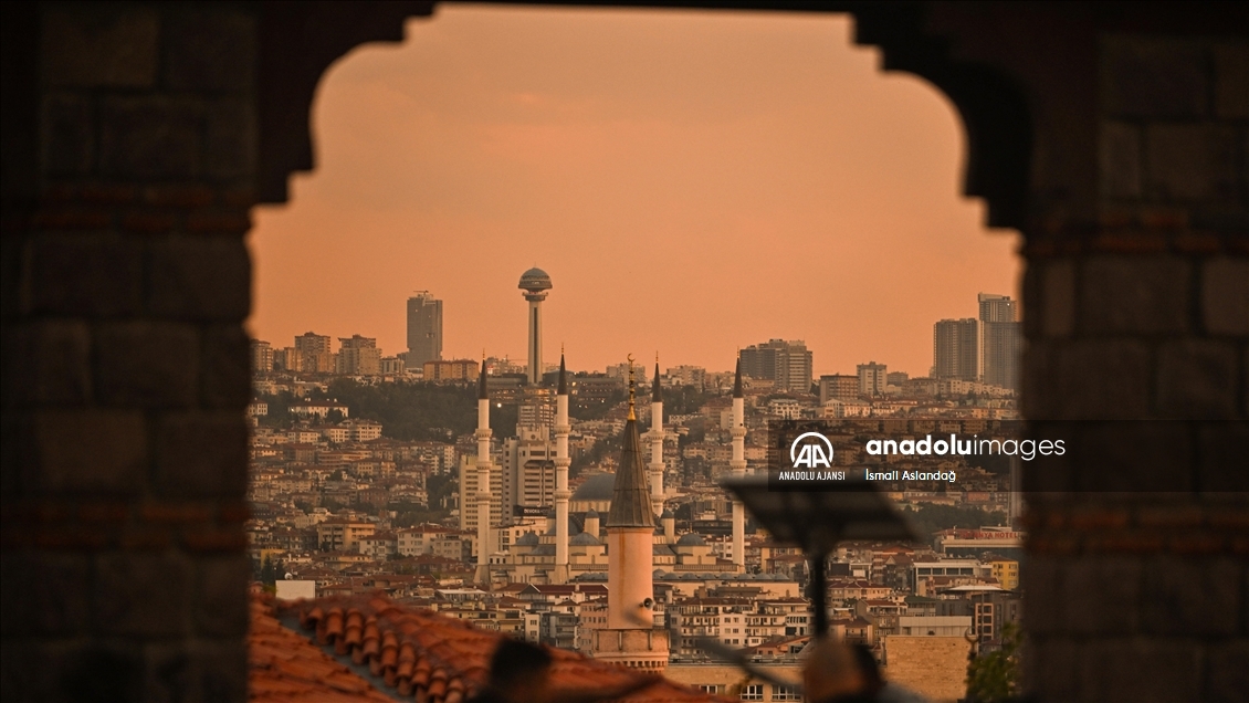 Ankara'da gün batımı