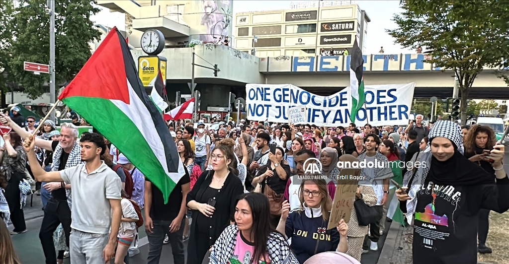 برلين تشهد خروج مظاهرة تضامنية مع فلسطين