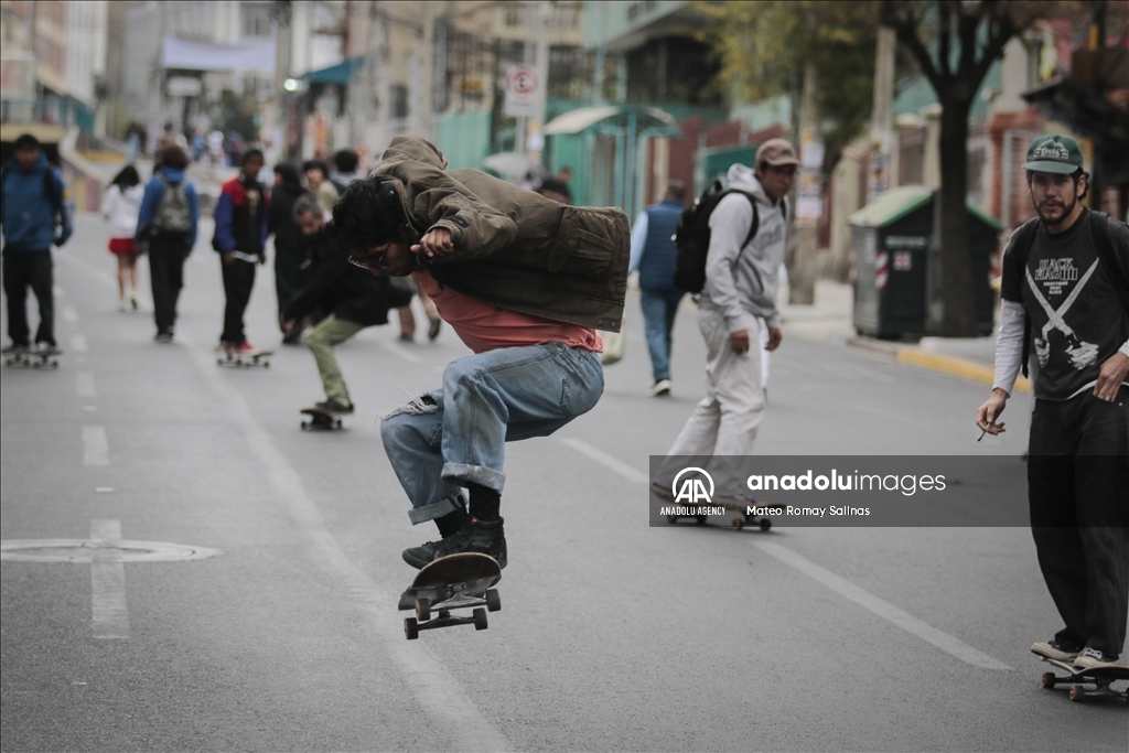 Pedestrian Day in Bolivia