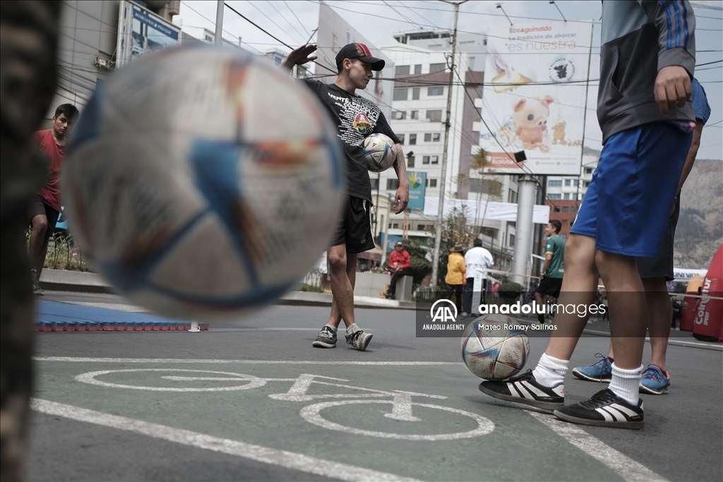 Pedestrian Day in Bolivia