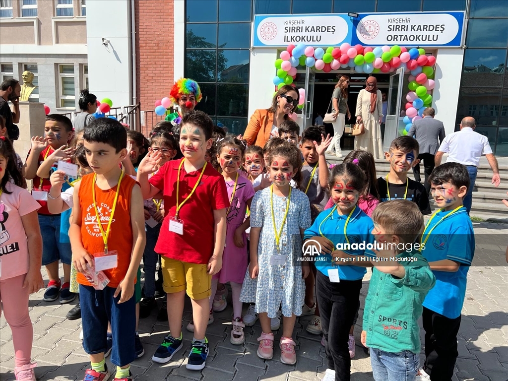 Kırşehir'de okullarda ilk zil "uyum" için çaldı