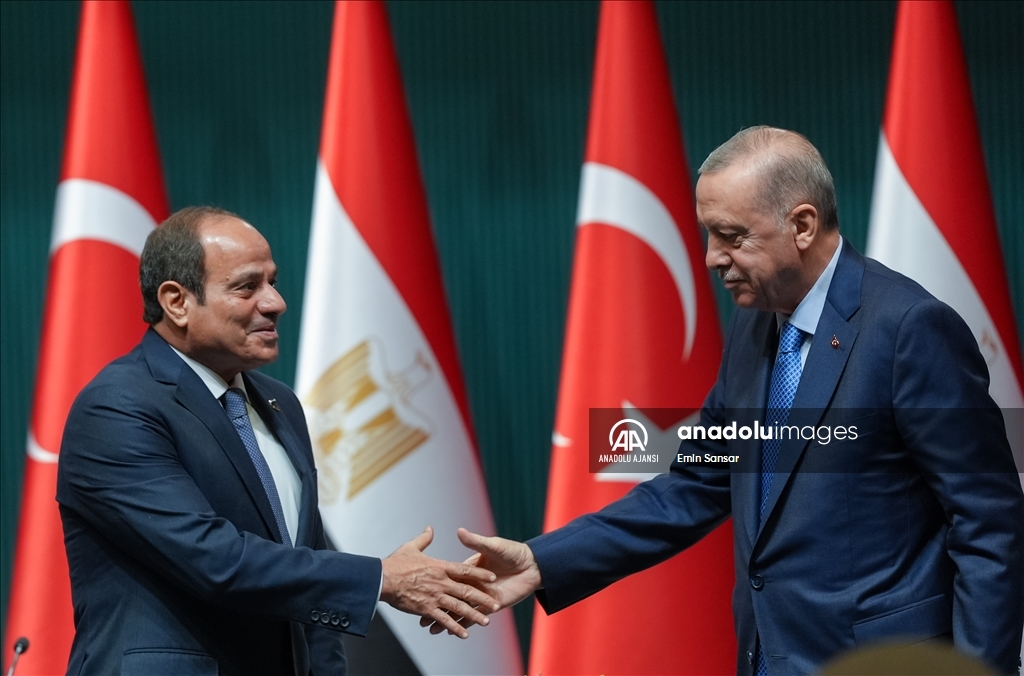 Cumhurbaşkanı Erdoğan ve Mısır Cumhurbaşkanı es-Sisi ortak basın toplantısı