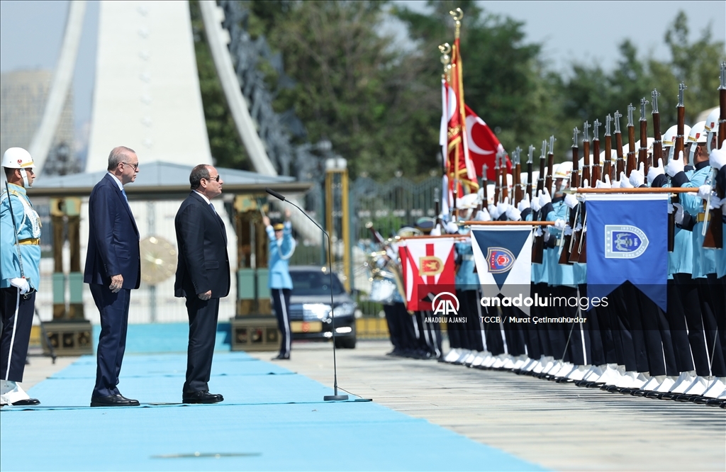 Cumhurbaşkanı Erdoğan, Mısır Cumhurbaşkanı es-Sisi ile bir araya geldi