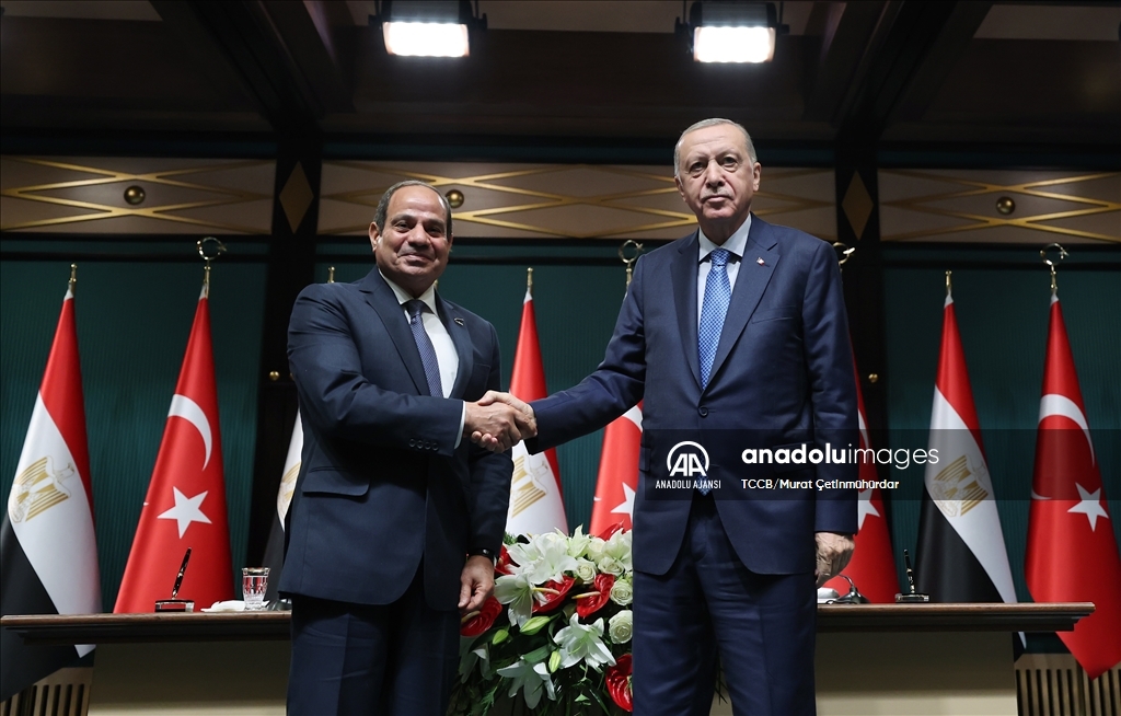 Cumhurbaşkanı Erdoğan ve Mısır Cumhurbaşkanı es-Sisi ortak basın toplantısı